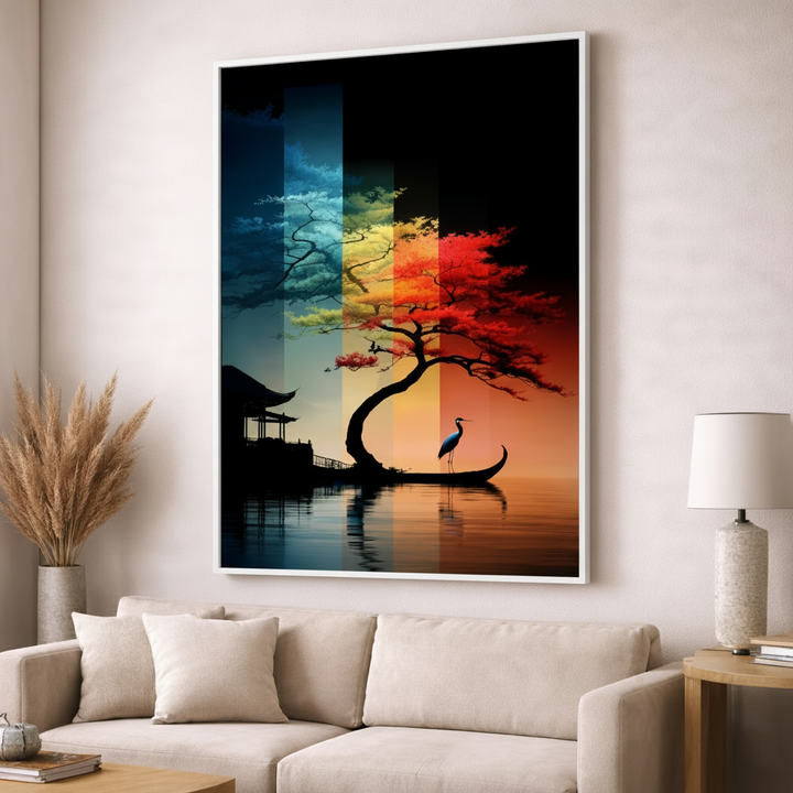 Four Seasons Tree Canvas