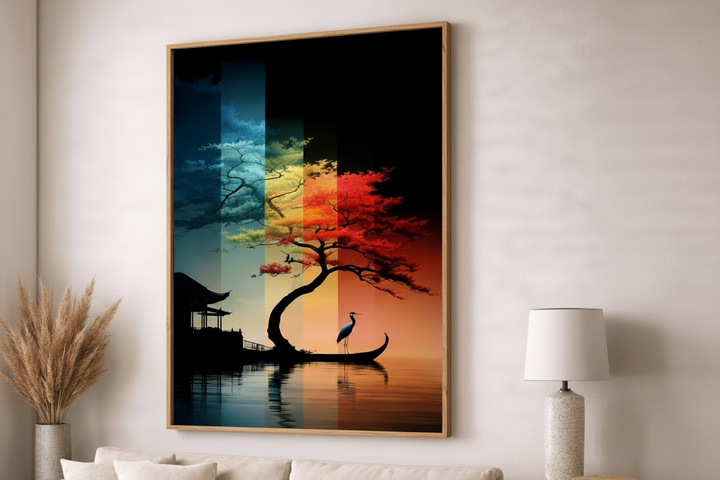 Four Seasons Tree Canvas