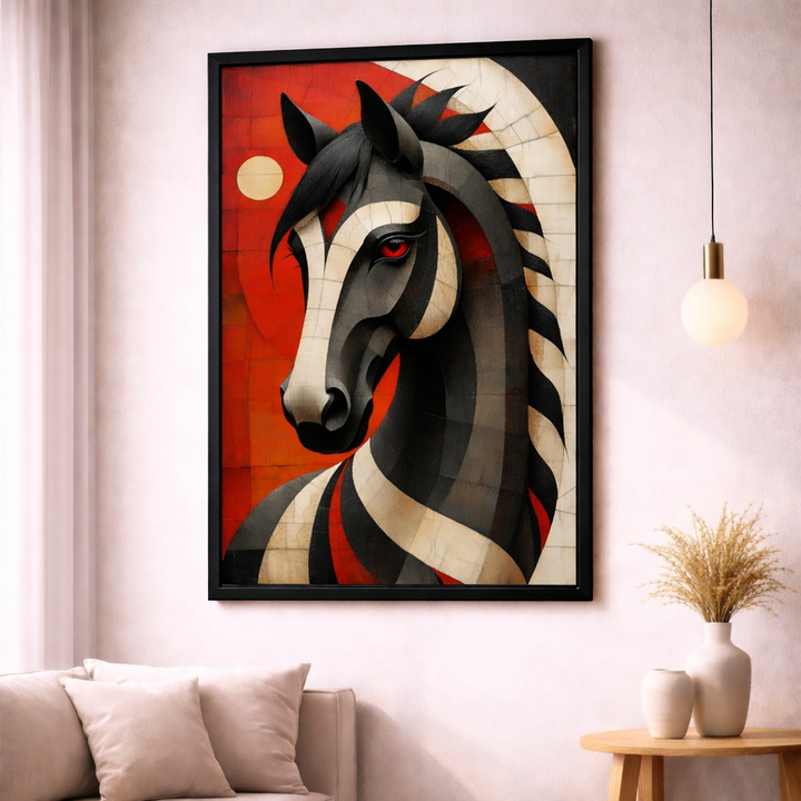 Bold Horse Portrait Canvas