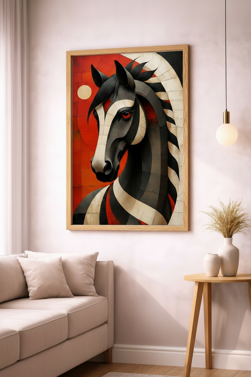Bold Horse Portrait Canvas