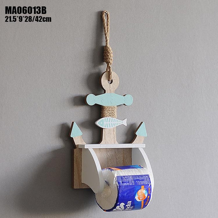 Anchor Toilet Paper Holder Shelf