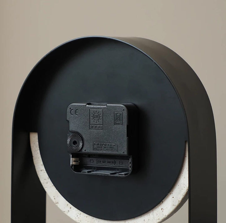Minimalist Stone Face Table Clock