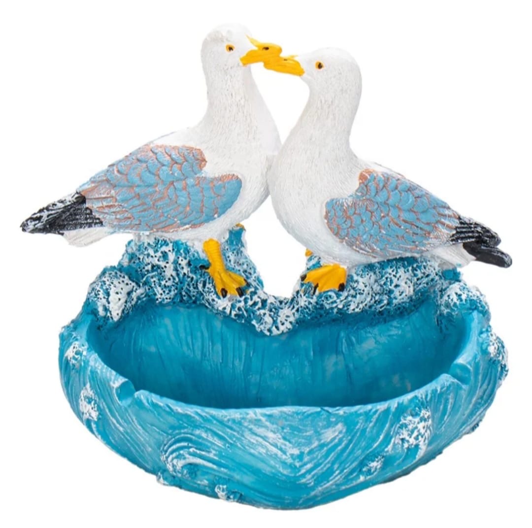 Seagull Couple Decorative Figurine