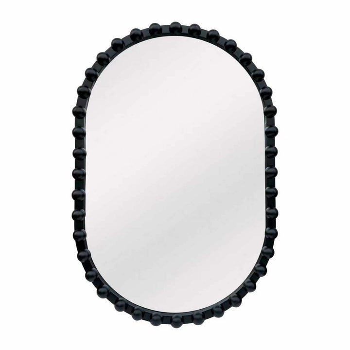 Pearl - Beaded Oval Wall Mirror
