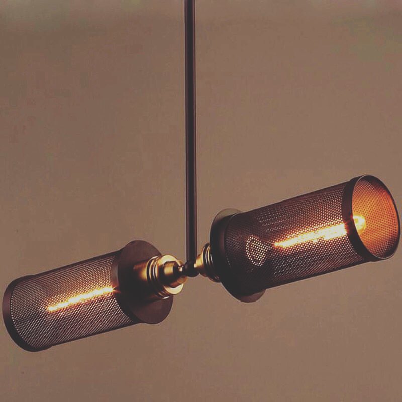 Industrial Mesh Pendant Light