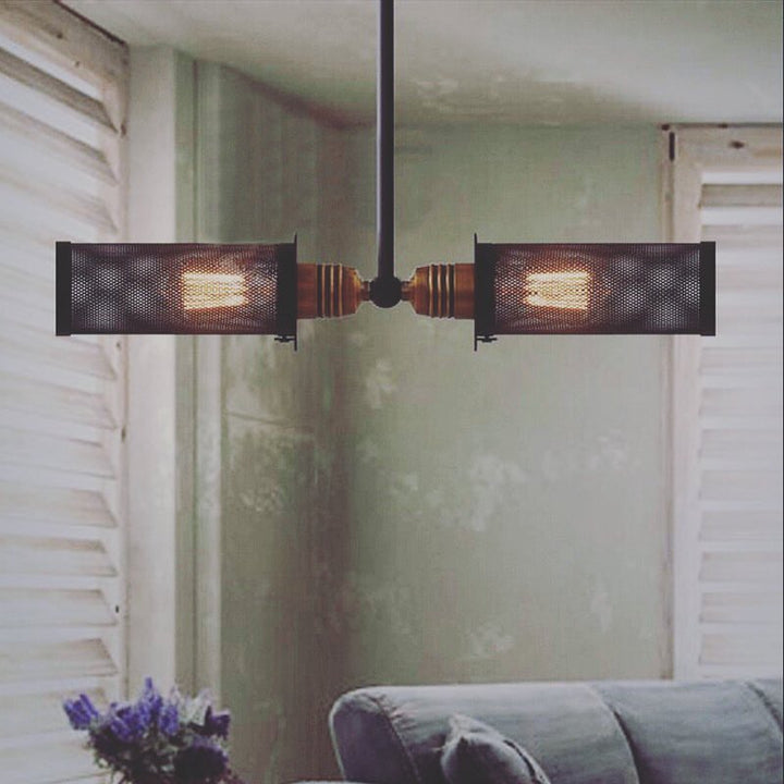 Industrial Mesh Pendant Light