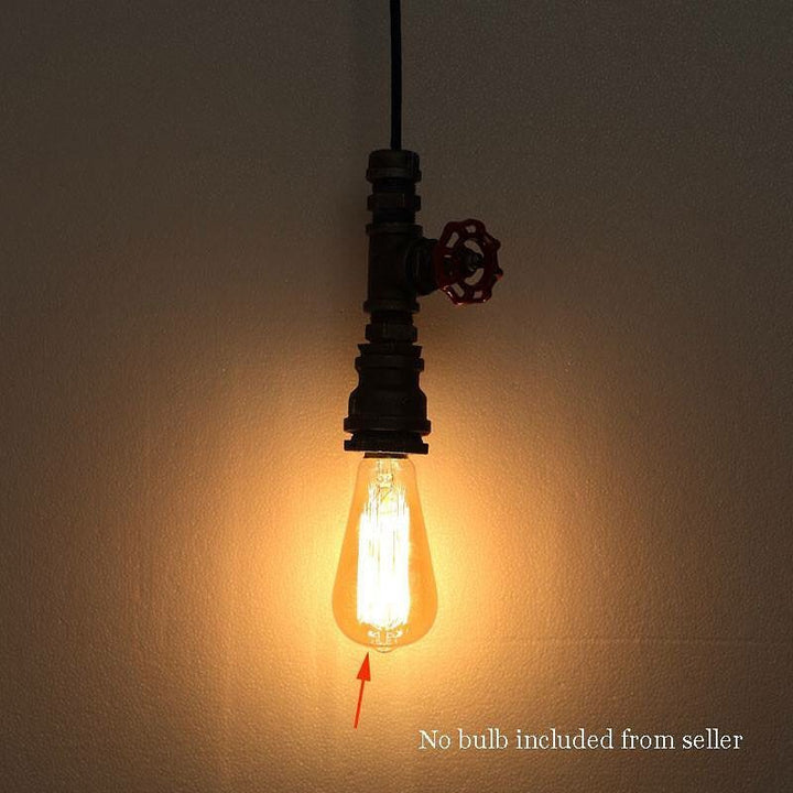 Industrial Pipe-Inspired Pendant Light