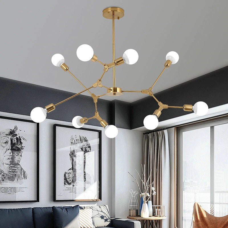 Modern Branch-Style Ceiling Light