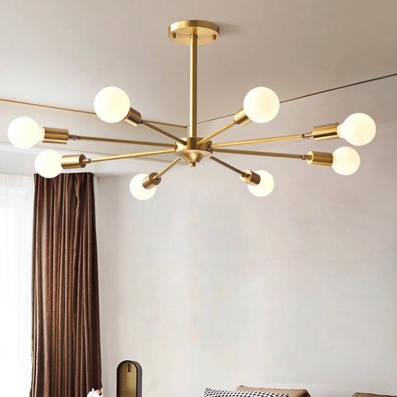 Modern Golden Branch Chandelier