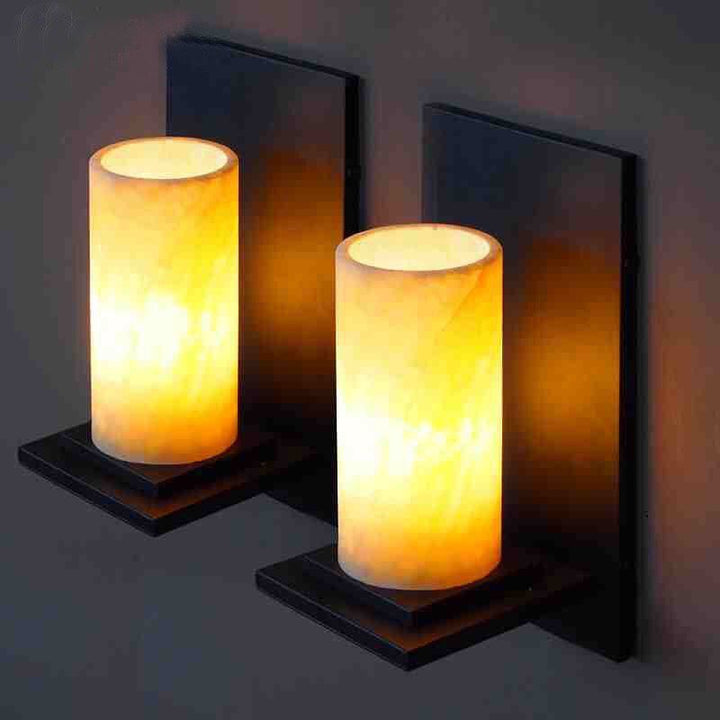 Modern Wall Sconce with Frosted Glass Shade