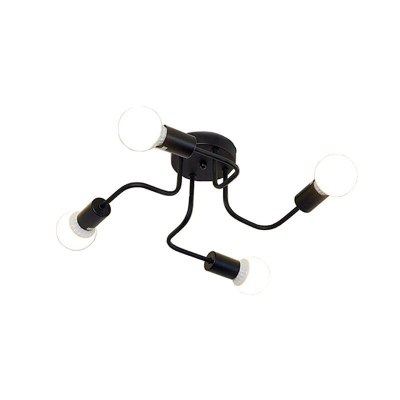 Modern Ceiling Light with Black Frame