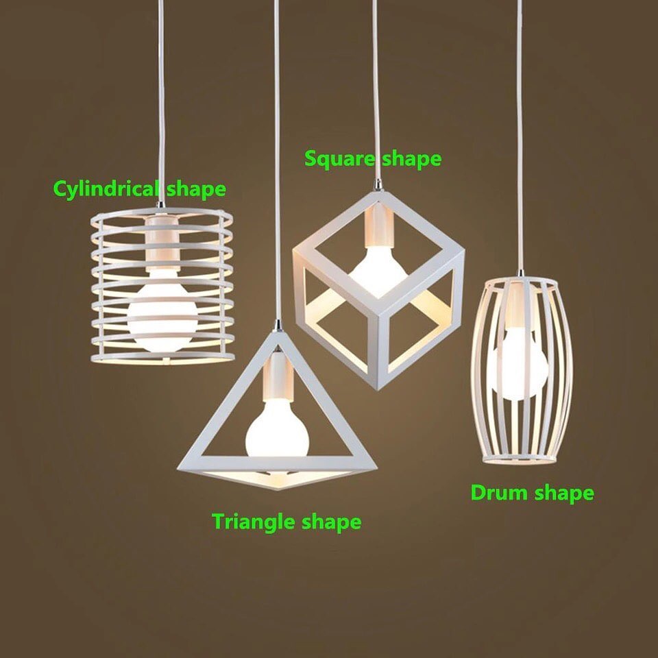 Geometric Pendant Lighting Set