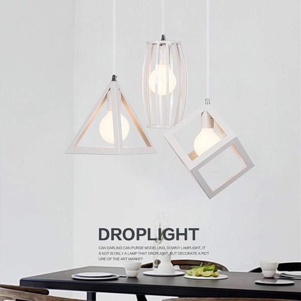 Geometric Pendant Lighting Set