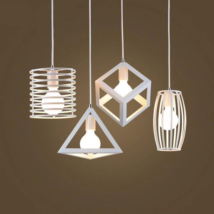 Geometric Pendant Lighting Set