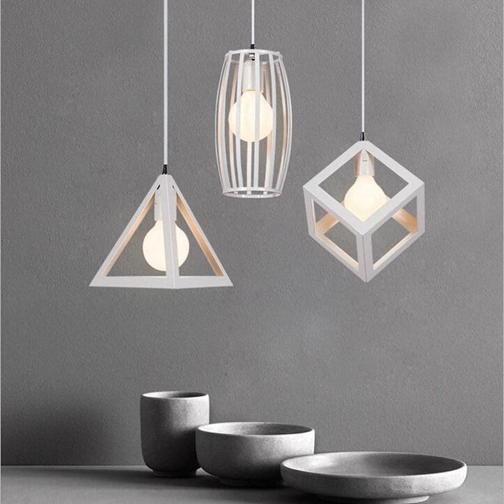 Geometric Pendant Lighting Set