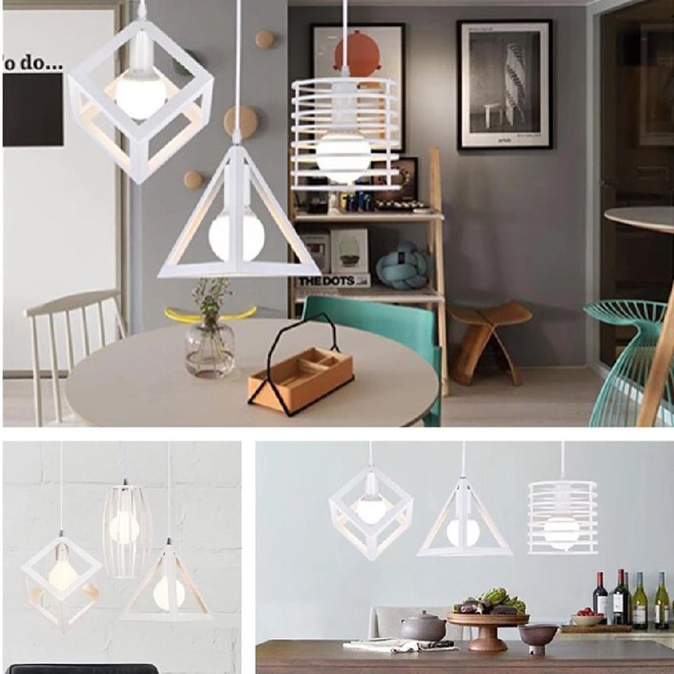 Geometric Pendant Lighting Set