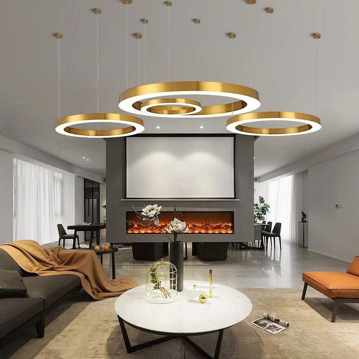 Modern Gold Circular LED Ceiling Light