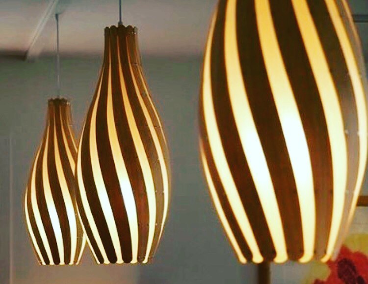 Natural Wooden Pendant Light