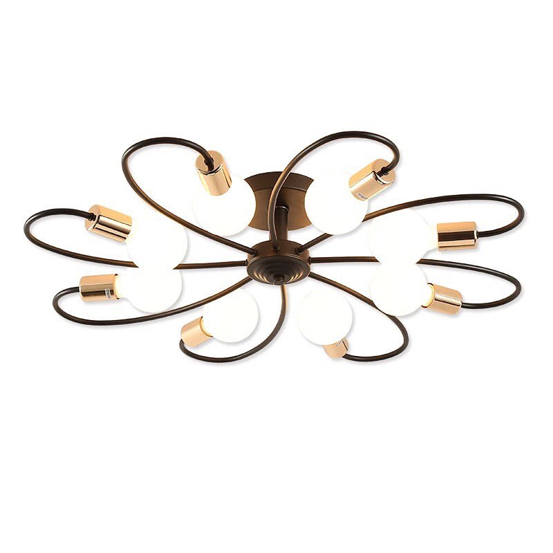 Industrial Flower-Shaped Ceiling Light