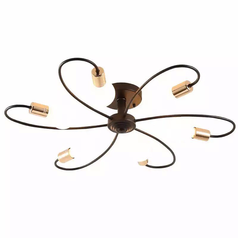 Industrial Flower-Shaped Ceiling Light