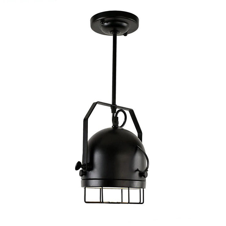 Industrial Black Spotlight Pendant Light