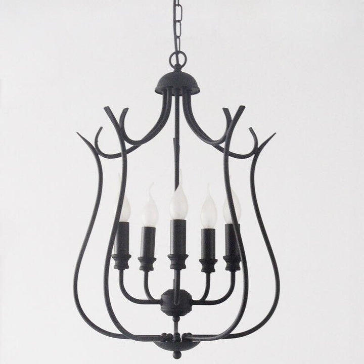 Traditional Black Chandelier