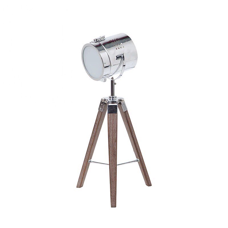 Vintage Tripod Table Lamp with Industrial Design