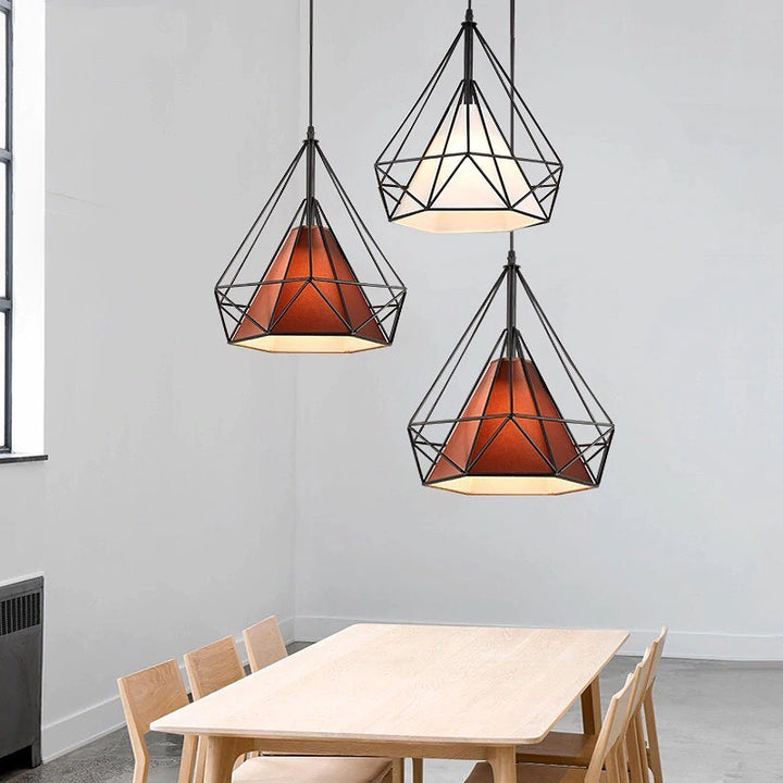 Geometric Pendant Light with Modern Design