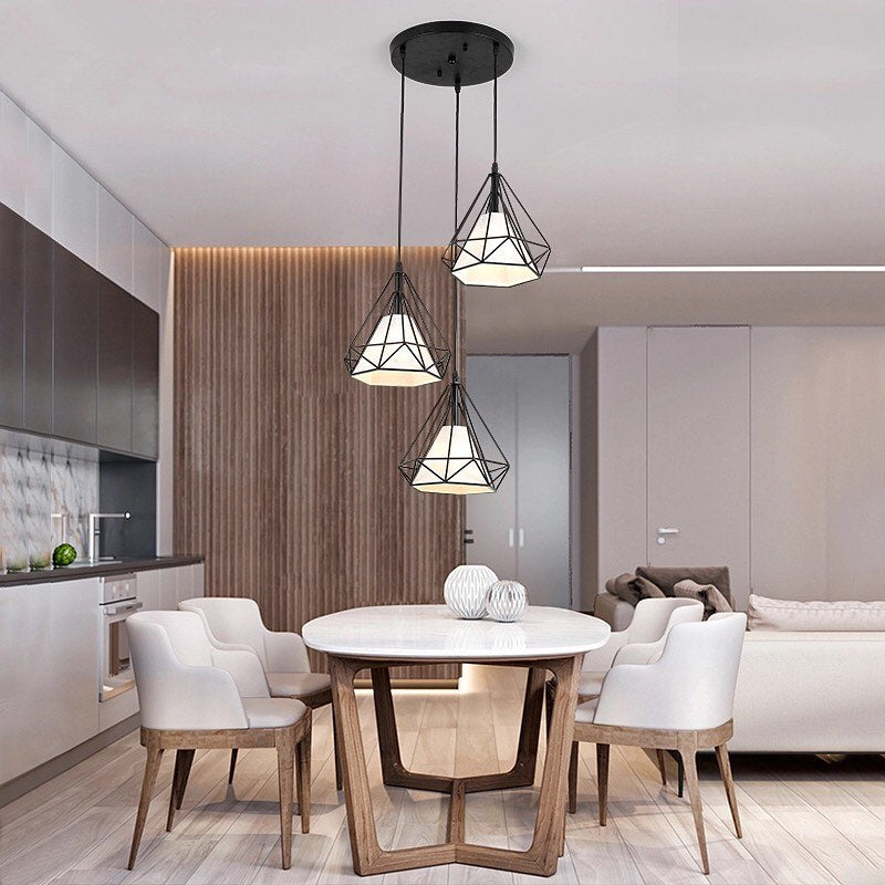 Geometric Pendant Light with Modern Design