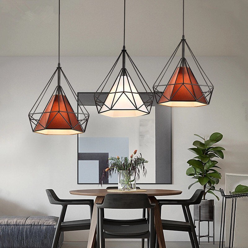 Geometric Pendant Light with Modern Design