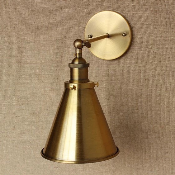 Modern Wall Sconce with Gold Finish