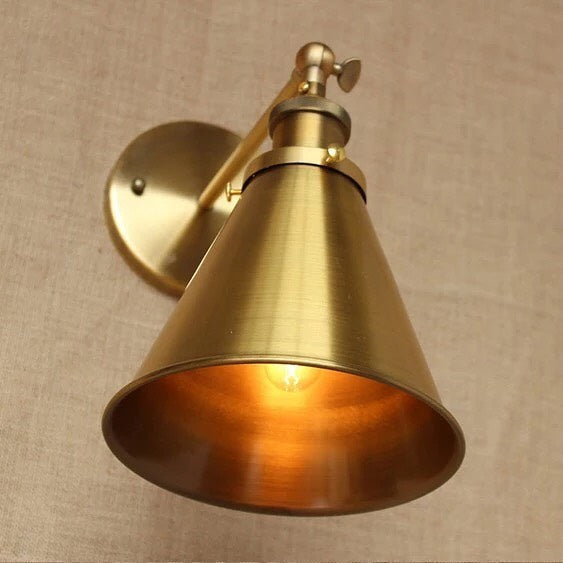 Modern Wall Sconce with Gold Finish