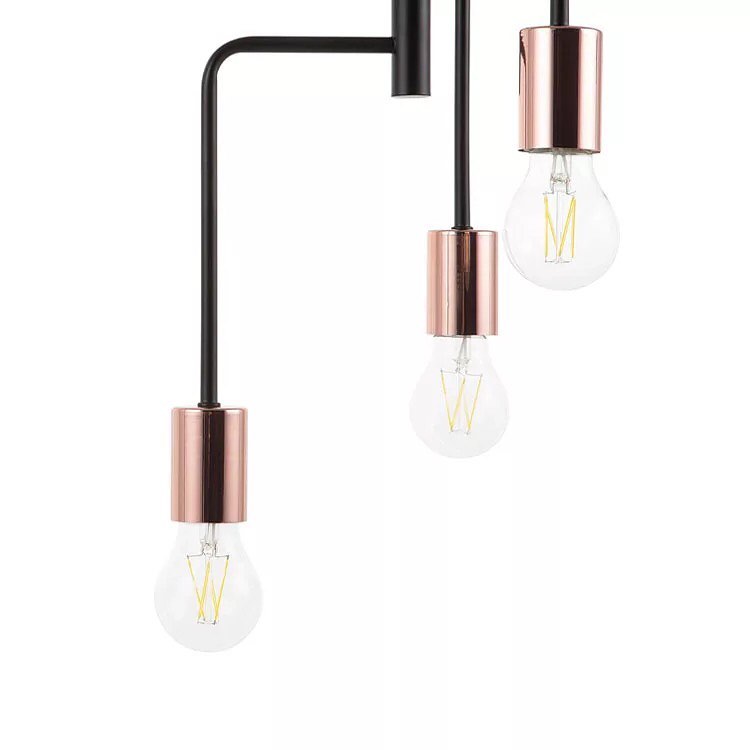 Modern Pendant Light with Black Finish