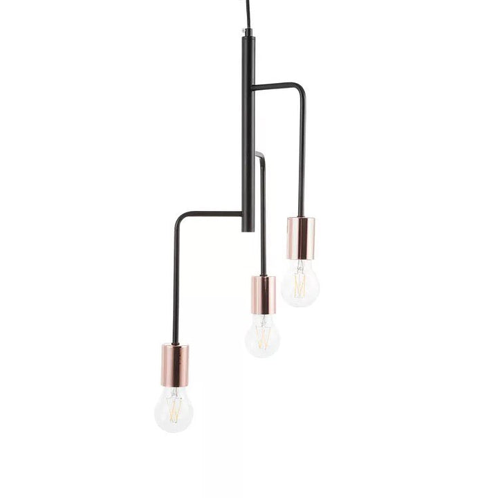 Modern Pendant Light with Black Finish