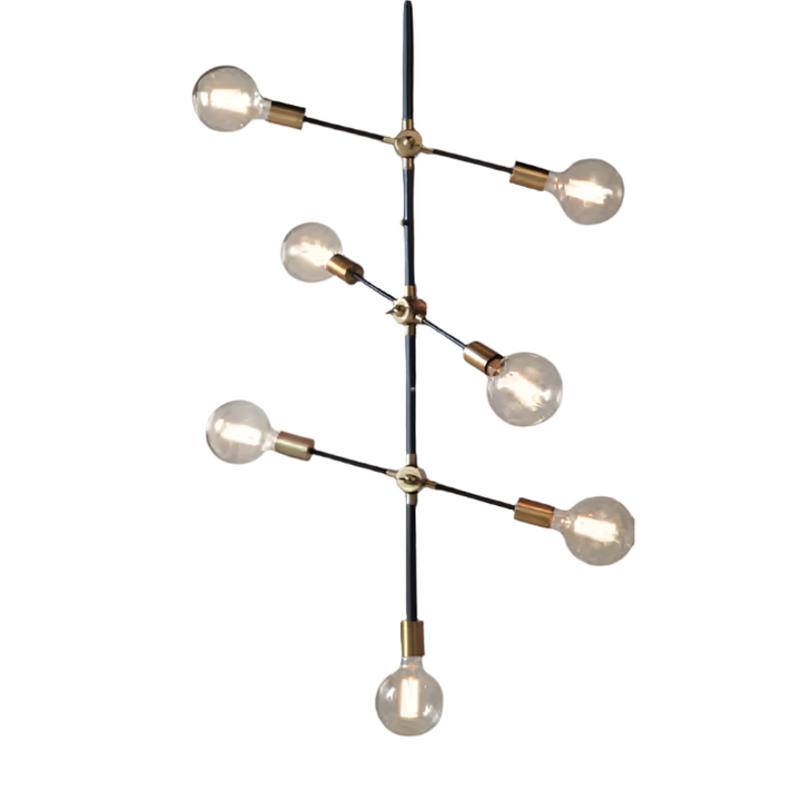 Vertical Branch-Style Chandelier