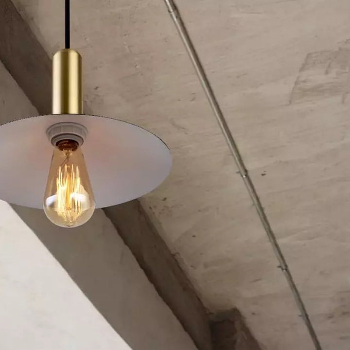 Modern Pendant Light with Black and Gold Finish