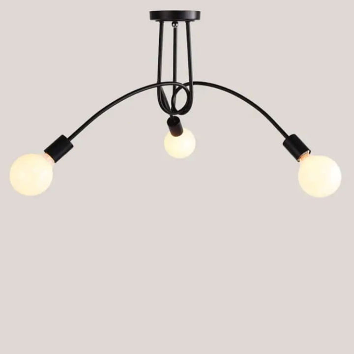 Modern Pendant Light with Arched Design