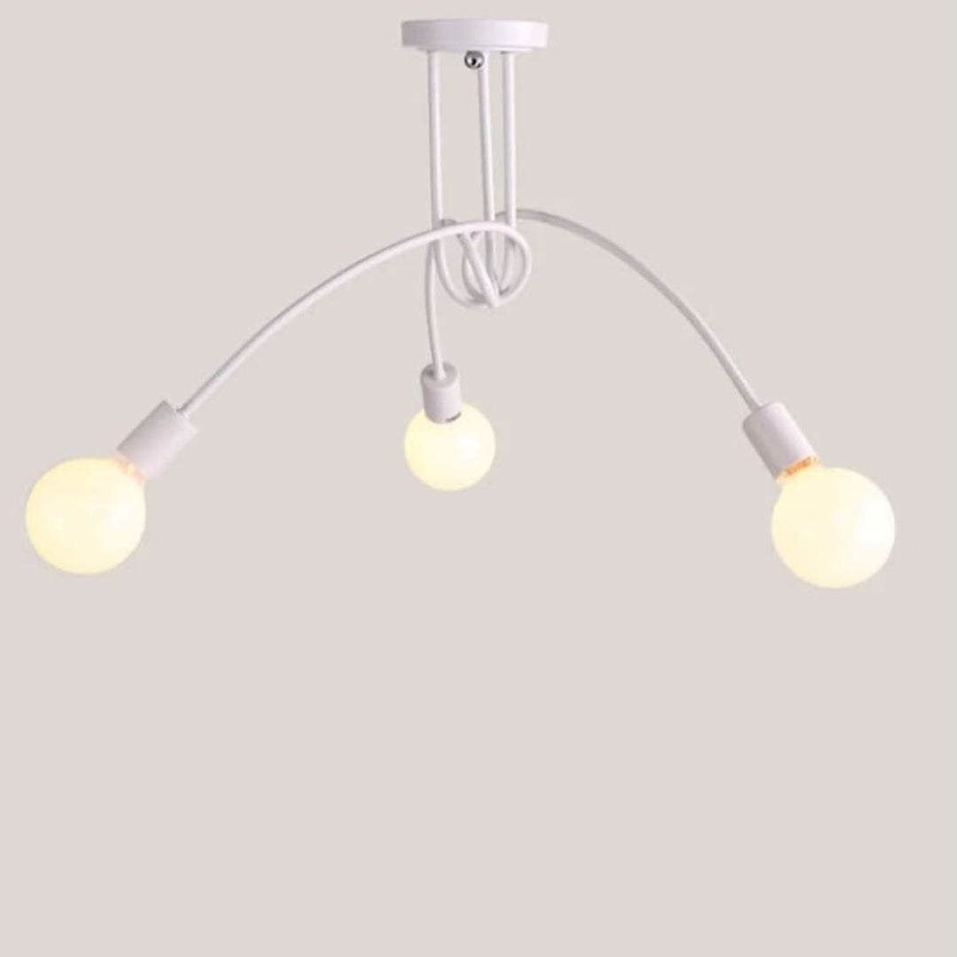 Modern Pendant Light with Arched Design