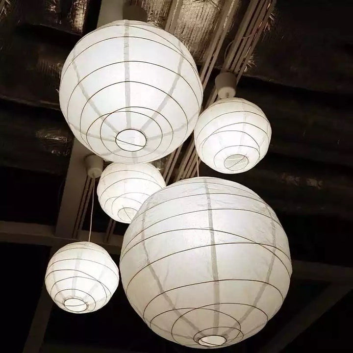 Pendant Lights with Paper Shade Design