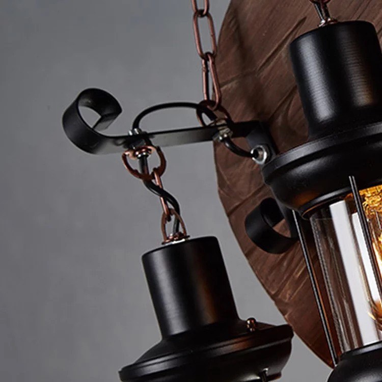 Rustic Guitar-Inspired Chandelier