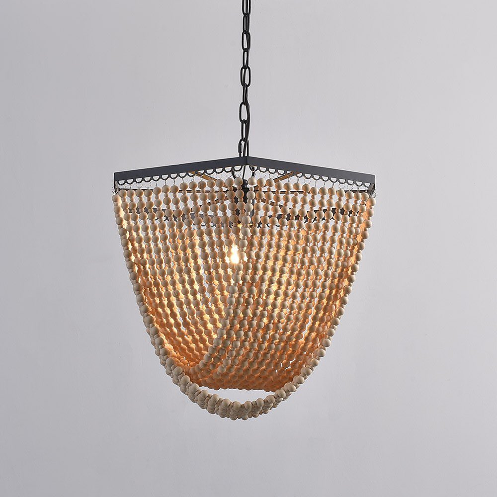 Chandelier with Beaded Design