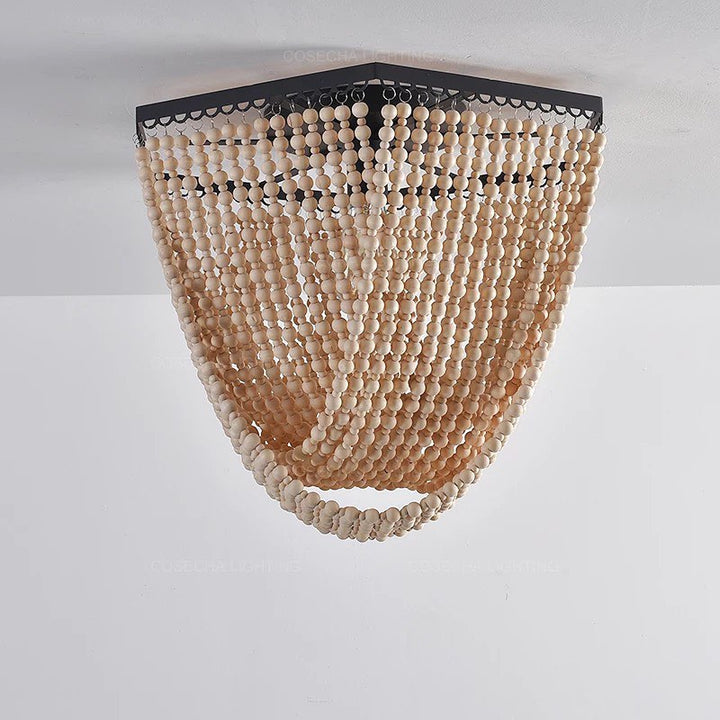 Chandelier with Beaded Design