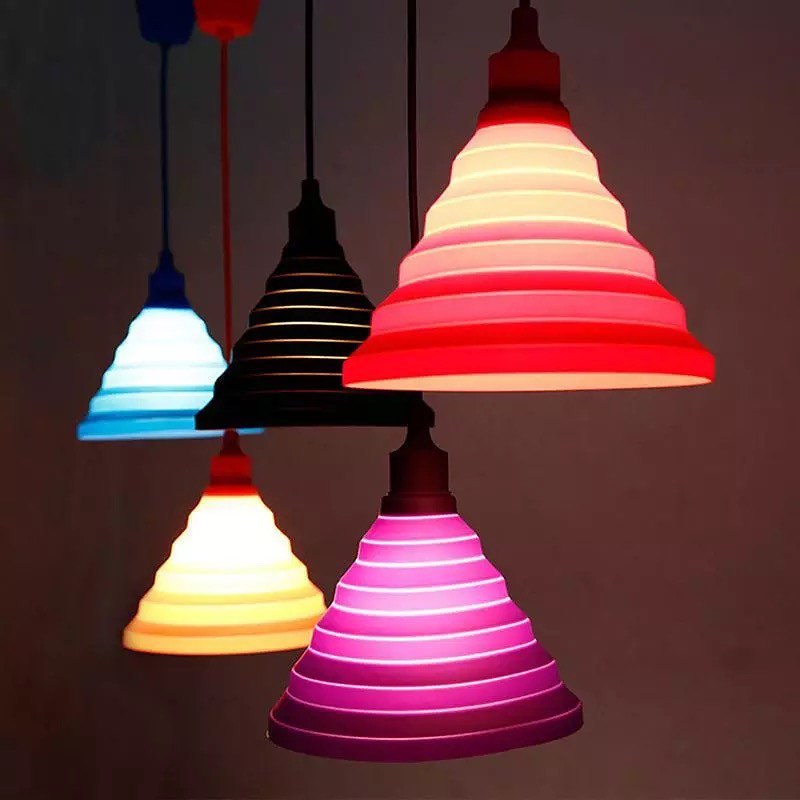 Pink Modern Hanging Pendant Light