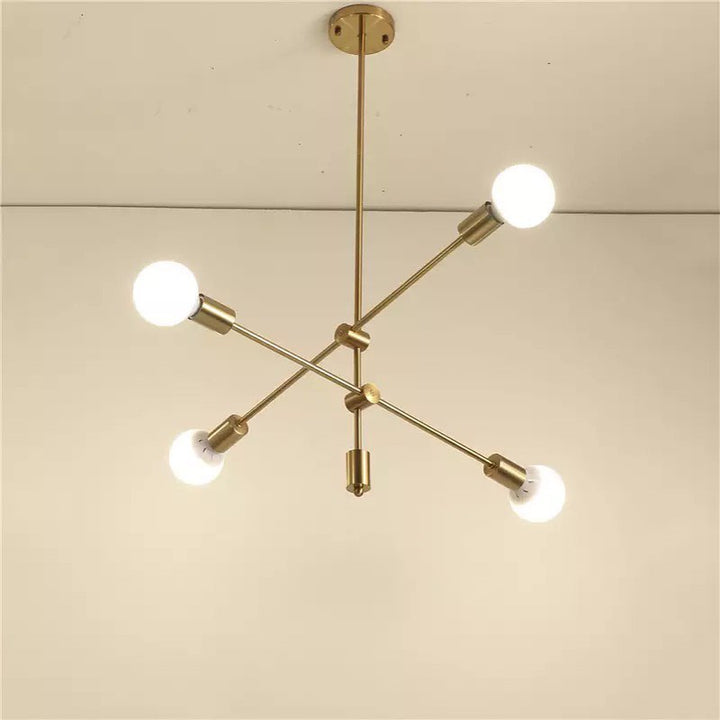 Modern Gold Branch Chandelier