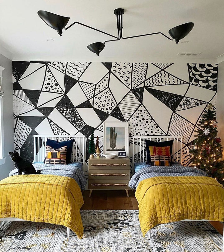 Modern Black Adjustable Chandelier with Sleek Design