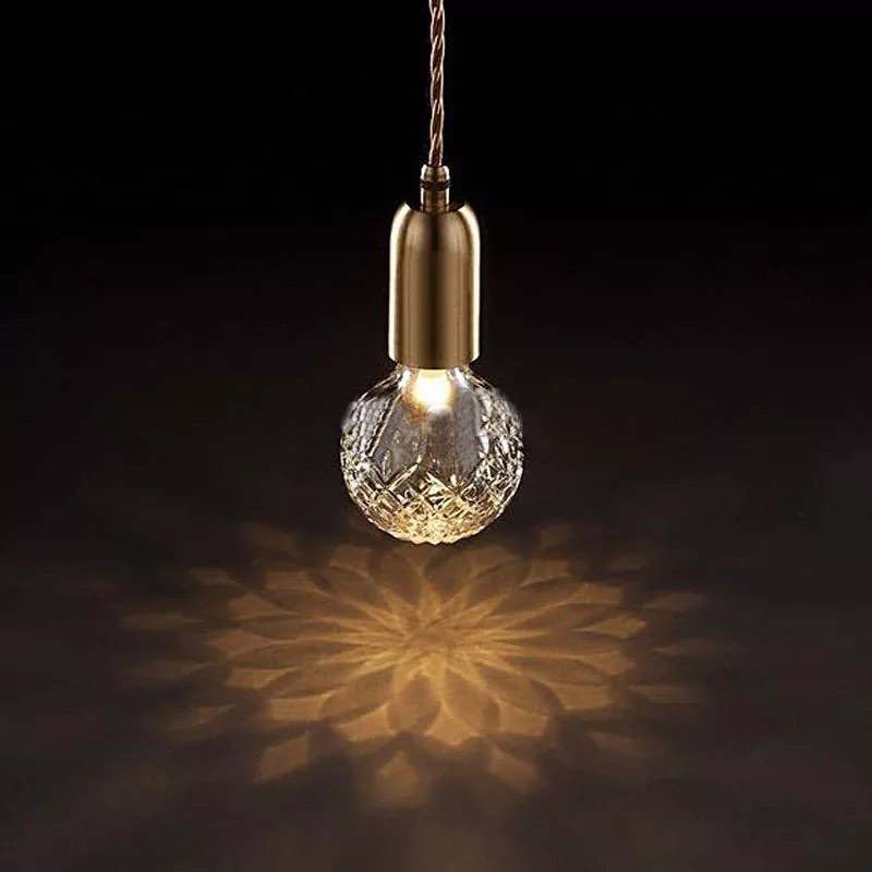 Cluster Pendant Light with Gold Accents