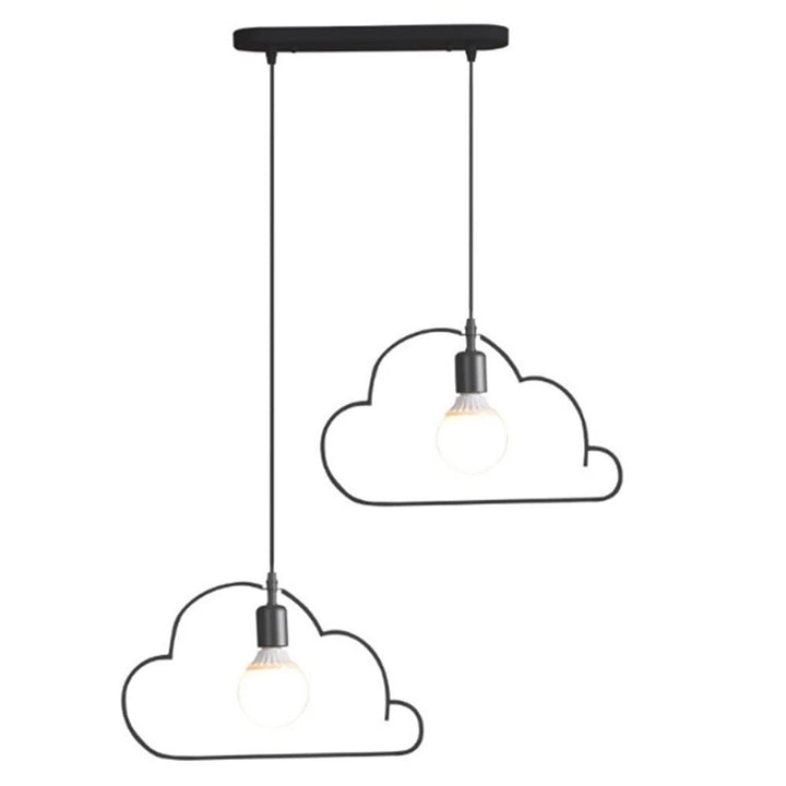 Cloud-Shaped Pendant Light for Kids' Room