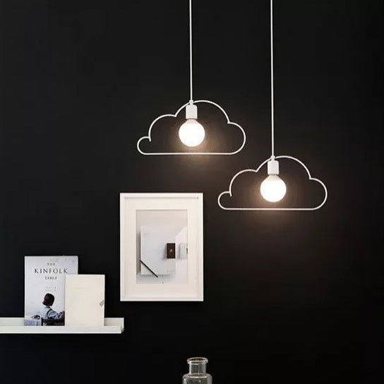 Cloud-Shaped Pendant Light for Kids' Room