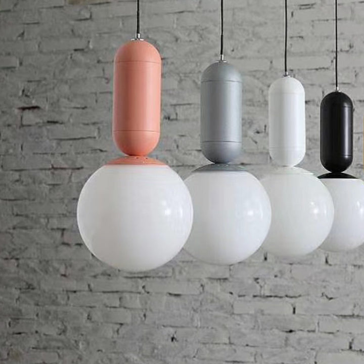 Lollipop Modern Globe Pendant Light with Minimalist Design