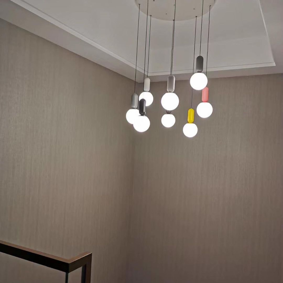 Lollipop Modern Globe Pendant Light with Minimalist Design